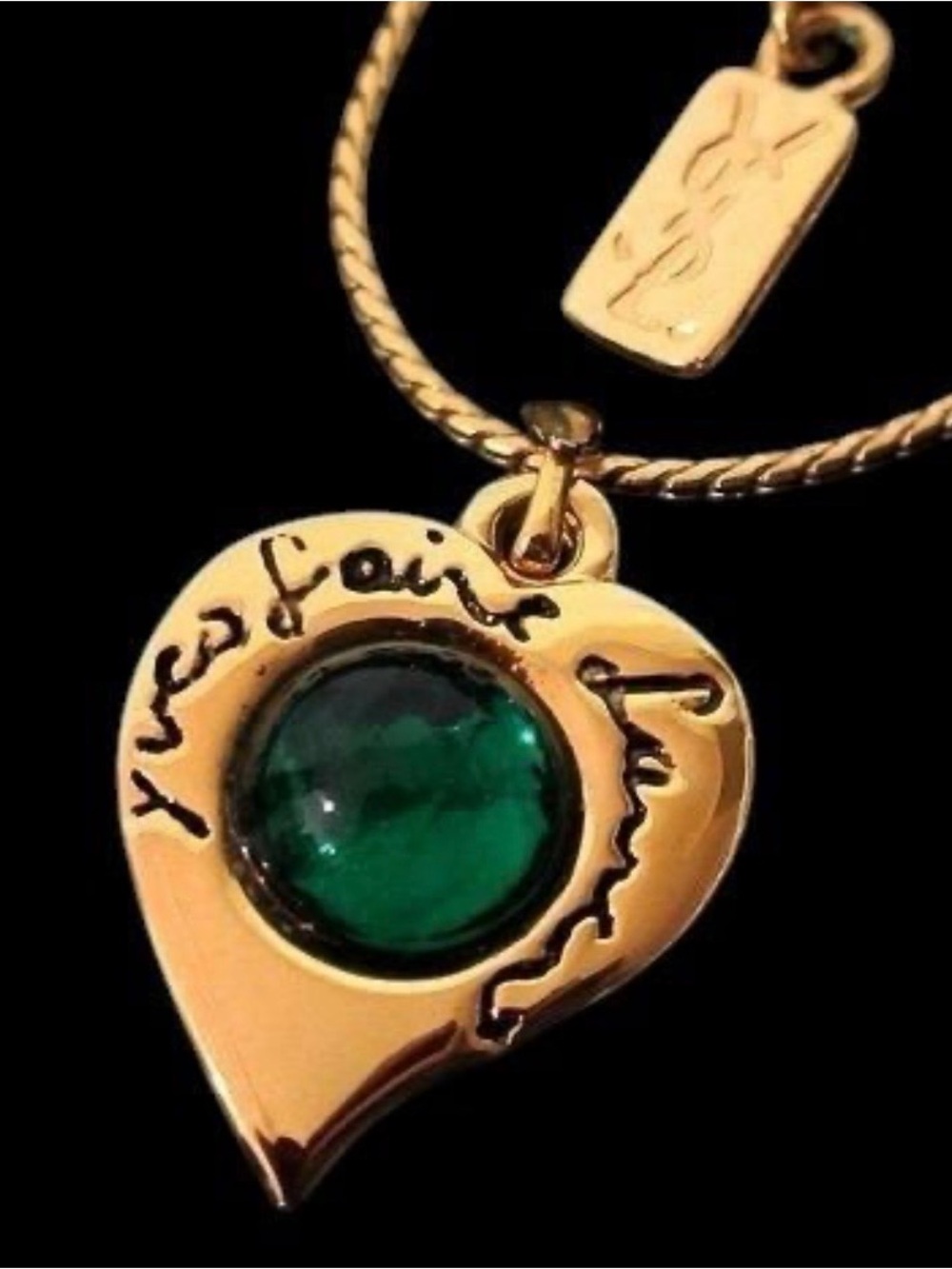 YVES SAINT LAURENT Vintage Necklace 💙💚